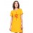 I Want To Live Not Just Survive Graphic Printed T-shirt Dress