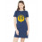 Om Graphic Printed T-shirt Dress