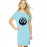 Om Graphic Printed T-shirt Dress