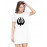 Om Graphic Printed T-shirt Dress