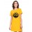 Om Graphic Printed T-shirt Dress