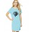Chand Pe Hai Apun Graphic Printed T-shirt Dress