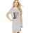 Never Stop The Ride Graphic Printed T-shirt Dress