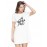 Avengers Tattoo Graphic Printed T-shirt Dress