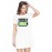 Powered By God Graphic Printed T-shirt Dress