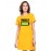 Powered By God Graphic Printed T-shirt Dress