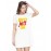 Putt Jatt Da Graphic Printed T-shirt Dress
