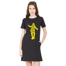 I Used To Think My Life Was A Tragedy But Now I Realize It's A Comedy Graphic Printed T-shirt Dress