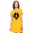 Owl Graphic Printed T-shirt Dress