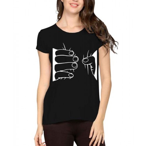 Funny Finger Graphic Printed T-shirt