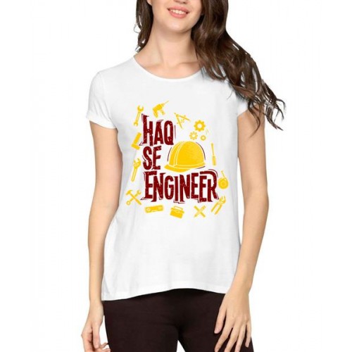 Haq Se Engineer Graphic Printed T-shirt