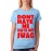 Dont Hate Me Hate My Swag Graphic Printed T-shirt