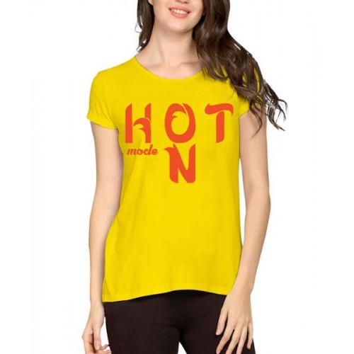 Hot Mode On Graphic Printed T-shirt