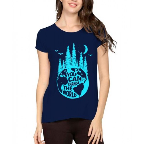 You Can Change The World Graphic Printed T-shirt