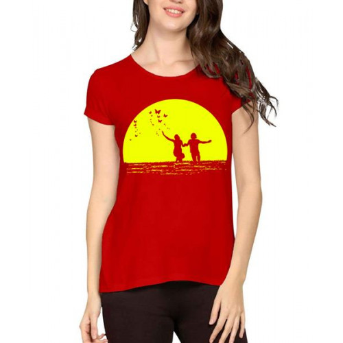 Falling in Love Graphic Printed T-shirt