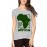 Women's Cotton Biowash Graphic Printed Half Sleeve T-Shirt - Rise And Shine