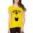 Women's Cotton Biowash Graphic Printed Half Sleeve T-Shirt - Royal Lady