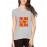 Women's Cotton Biowash Graphic Printed Half Sleeve T-Shirt - Run Run Barry Run