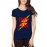 Women's Cotton Biowash Graphic Printed Half Sleeve T-Shirt - Run Run Barry Run