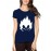 Women's Cotton Biowash Graphic Printed Half Sleeve T-Shirt - Saiyan Prince Silhouette