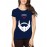 Women's Cotton Biowash Graphic Printed Half Sleeve T-Shirt - Sambhaji maharaj