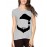 Women's Cotton Biowash Graphic Printed Half Sleeve T-Shirt - Santa Claus