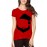 Women's Cotton Biowash Graphic Printed Half Sleeve T-Shirt - Santa Claus