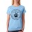 Dog Paw Heart Love Graphic Printed T-shirt