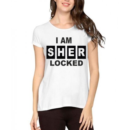 I Am Sher Locked Graphic Printed T-shirt