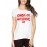 Women's Cotton Biowash Graphic Printed Half Sleeve T-Shirt - Single Scope Hai