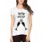 Women's Cotton Biowash Graphic Printed Half Sleeve T-Shirt - Sip Sip Hooray