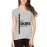 Women's Cotton Biowash Graphic Printed Half Sleeve T-Shirt - Size Does Matter