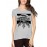 Women's Cotton Biowash Graphic Printed Half Sleeve T-Shirt - Speed Wolf Ride Death