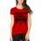 Women's Cotton Biowash Graphic Printed Half Sleeve T-Shirt - Speed Wolf Ride Death