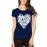 Women's Cotton Biowash Graphic Printed Half Sleeve T-Shirt - Spread Some Love
