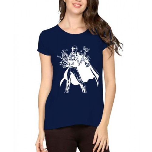 Women's Cotton Biowash Graphic Printed Half Sleeve T-Shirt - Stan The Man