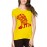 Women's Cotton Biowash Graphic Printed Half Sleeve T-Shirt - Stand Out
