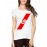 Women's Cotton Biowash Graphic Printed Half Sleeve T-Shirt - Star Belt