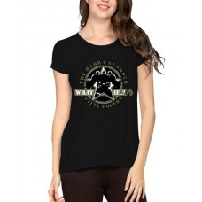 Women's Cotton Biowash Graphic Printed Half Sleeve T-Shirt - Star C-15 