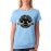 Women's Cotton Biowash Graphic Printed Half Sleeve T-Shirt - Star C-15 
