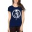 Women's Cotton Biowash Graphic Printed Half Sleeve T-Shirt - Star With Zero