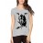 Women's Cotton Biowash Graphic Printed Half Sleeve T-Shirt - Stark Wolf 