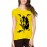 Women's Cotton Biowash Graphic Printed Half Sleeve T-Shirt - Stark Wolf 