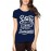 Women's Cotton Biowash Graphic Printed Half Sleeve T-Shirt - Stars Can't Shine