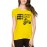 Women's Cotton Biowash Graphic Printed Half Sleeve T-Shirt - Step 1 To 3