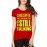 Women's Cotton Biowash Graphic Printed Half Sleeve T-Shirt - Still Talking