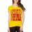 Women's Cotton Biowash Graphic Printed Half Sleeve T-Shirt - Still Talking