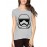 Women's Cotton Biowash Graphic Printed Half Sleeve T-Shirt - Storm Trooper