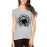 Women's Cotton Biowash Graphic Printed Half Sleeve T-Shirt - Tea Ring Kung Fu