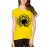 Women's Cotton Biowash Graphic Printed Half Sleeve T-Shirt - Tea Ring Kung Fu